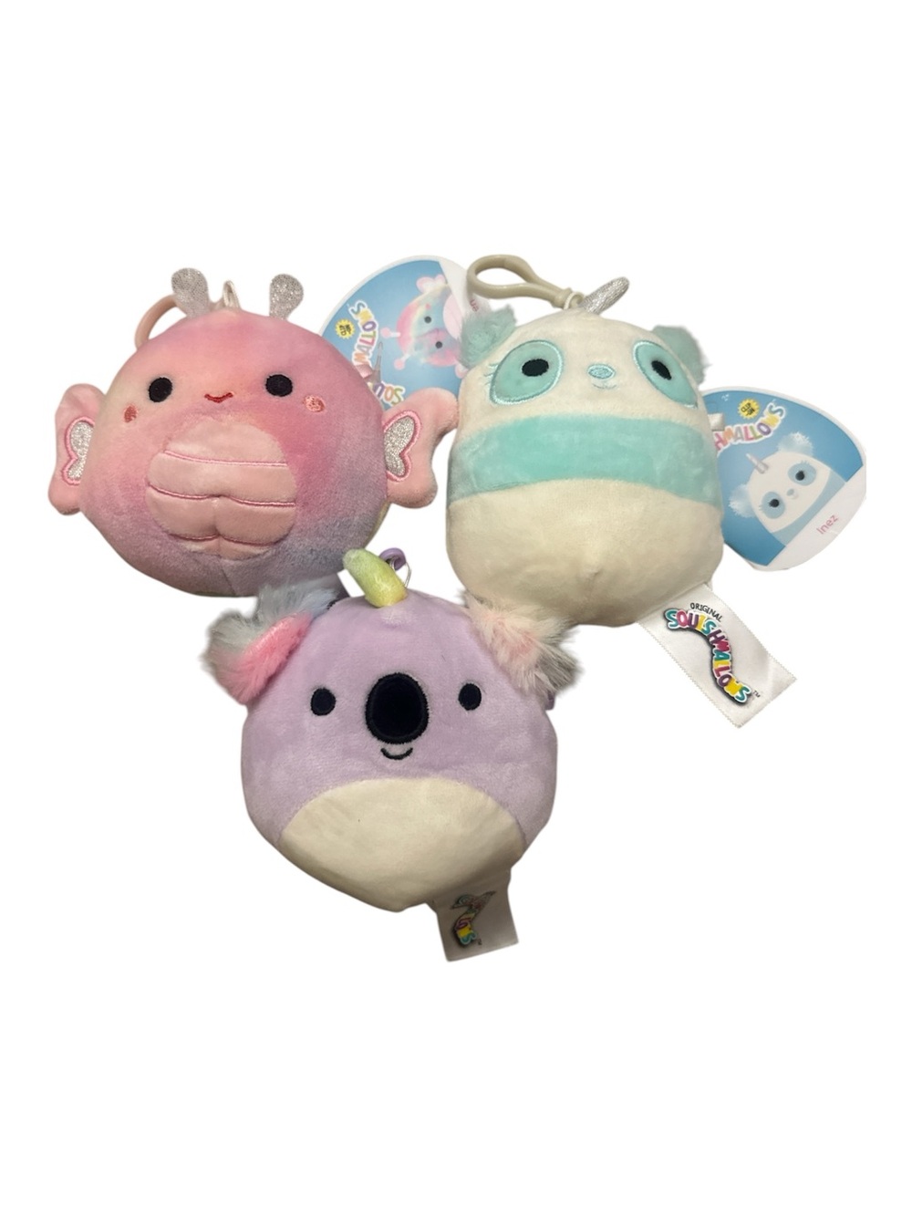 SQUISHMALLOW - Bundle of 3 Clip On